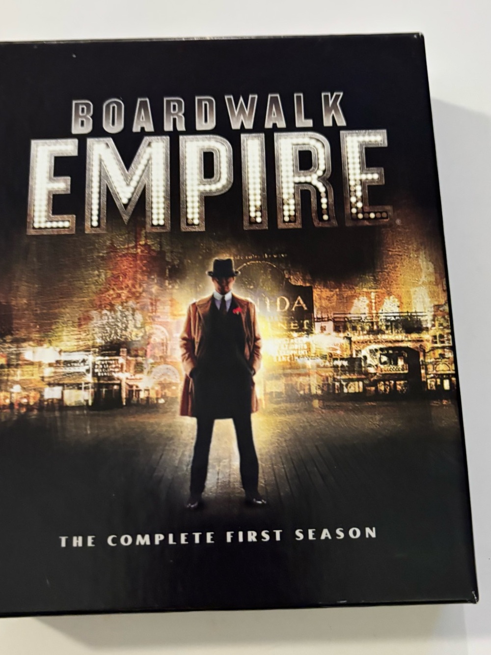 Boardwalk Empire The Complete First Season DVD Box Set - Black & Bronze Artwork